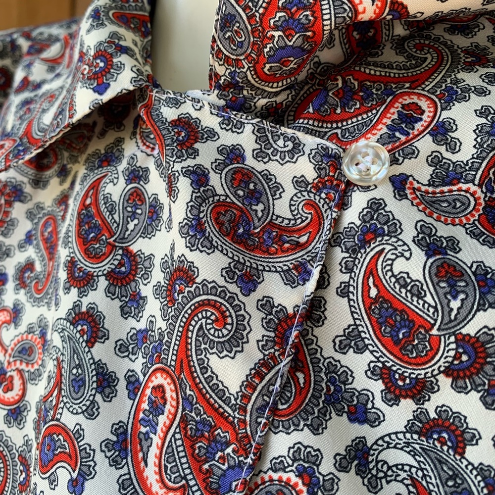 60's Vintage David Strauss blouse size 14P. - Picture 6 of 11